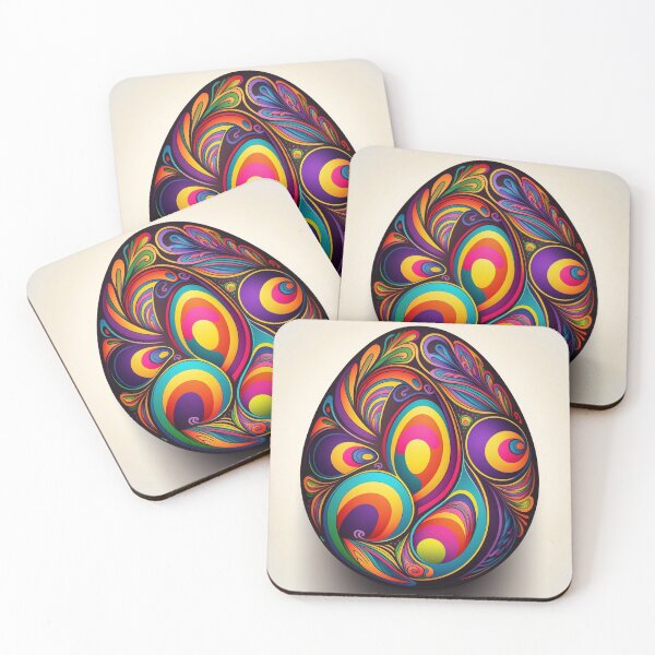 Item preview, Psychedelic Easter eggs  designed and sold by CleverCulture.