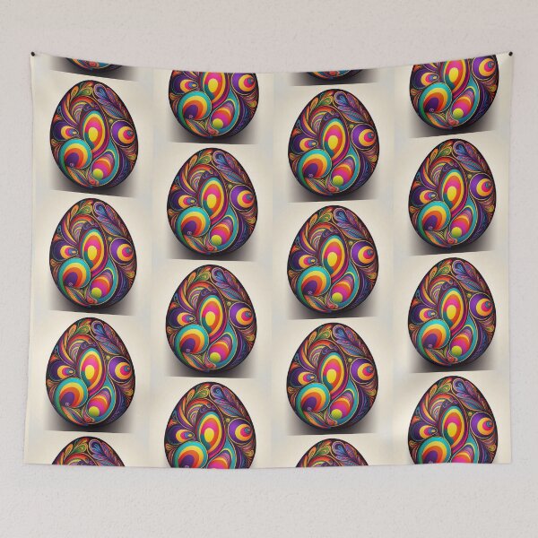 Item preview, Psychedelic Easter eggs  designed and sold by CleverCulture.