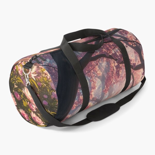 Item preview, Romantic Path Through a Flowering Fantasy Forest designed and sold by HappyPrintCo.