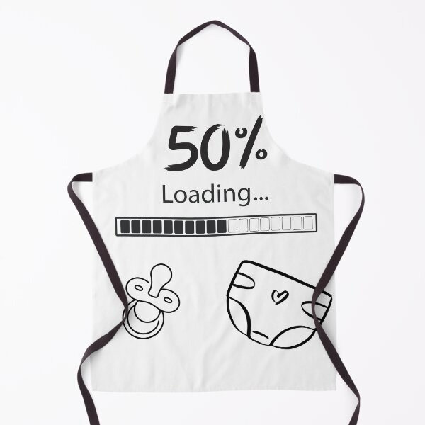 Item preview, Loading 50% – Baby in Progress | Pacifier & Diaper Design designed and sold by LeoCreazyShop.