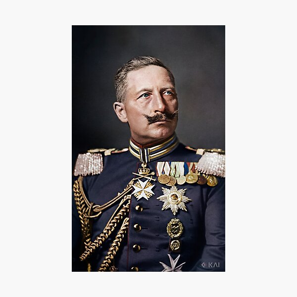 Item preview, Kaiser Wilhelm II, 1908 colorized designed and sold by KAI-Studio.
