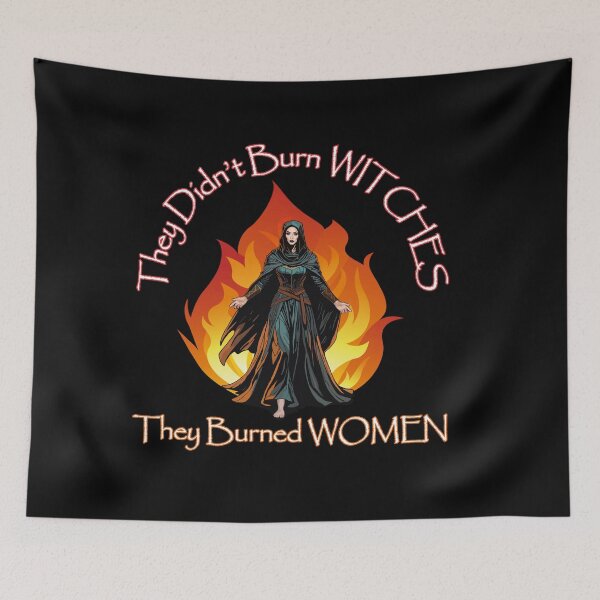 Item preview, They Didn't Burn Witches, They Burned Women - Witchy, Feminist, Protest Design designed and sold by Kristi Brooks.