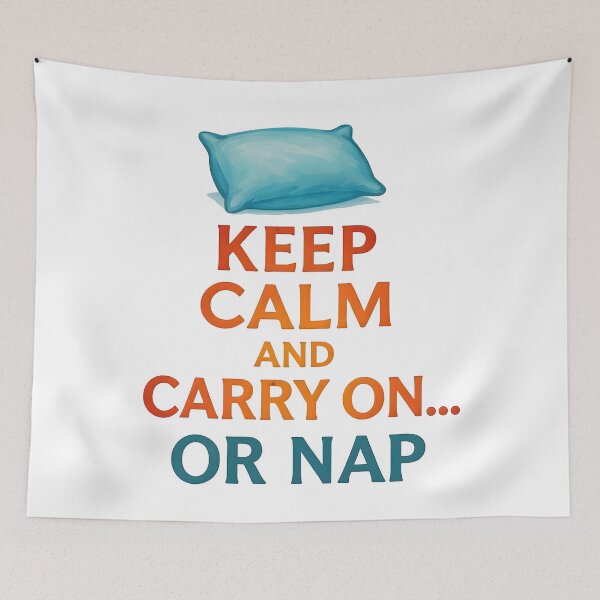 Item preview, sleeping, naps, lazy, sleepy, tired, pillow designed and sold by TrueArtVibes.