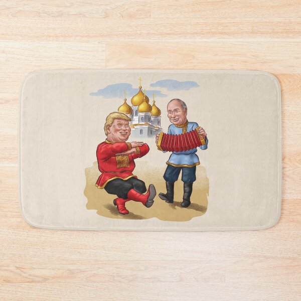Item preview, Trump and Putin Russian Dance Cartoon designed and sold by Inky-Vibe.