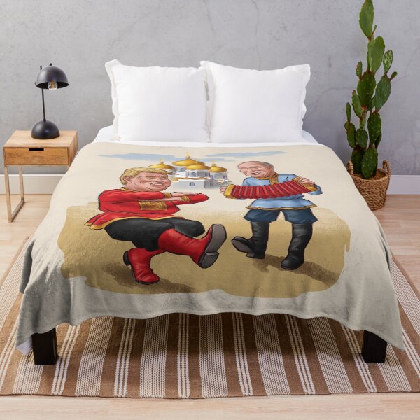 Item preview, Trump and Putin Russian Dance Cartoon designed and sold by Inky-Vibe.
