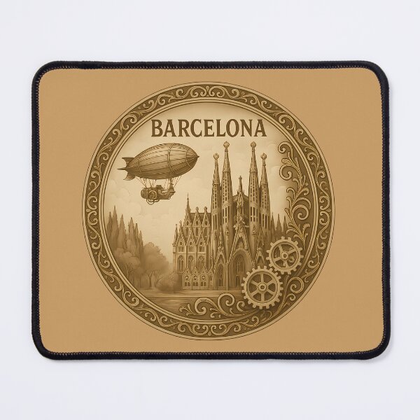 Item preview, Steampunk Barcelona designed and sold by VisionsOfCities.