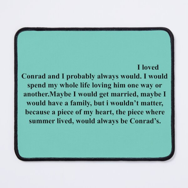 Item preview, Belly's narration quote - tsitp quotes designed and sold by trengeee.