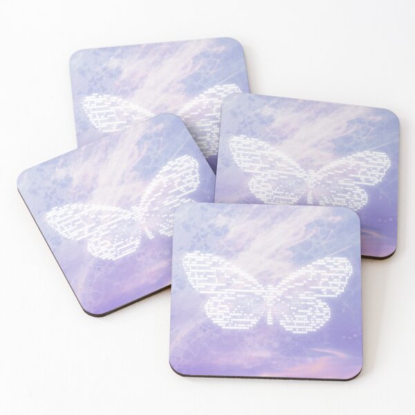 Item preview, Digital Wings – Glowing Butterfly Dreamy Pastel Aesthetic Art designed and sold by emma.designs.