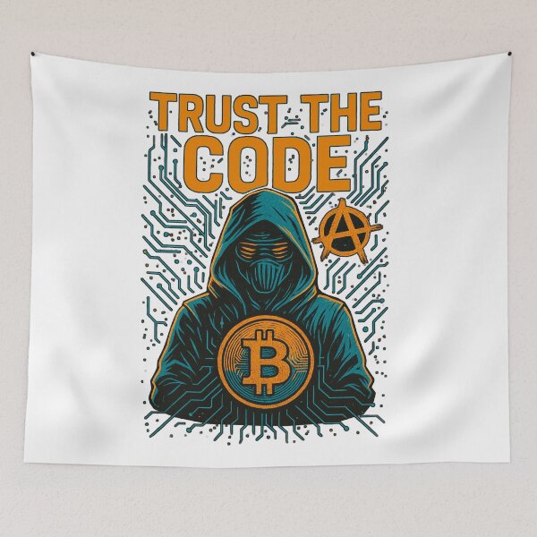 Item preview, Trust the Code – Crypto Anarchy designe. designed and sold by BitCrop.