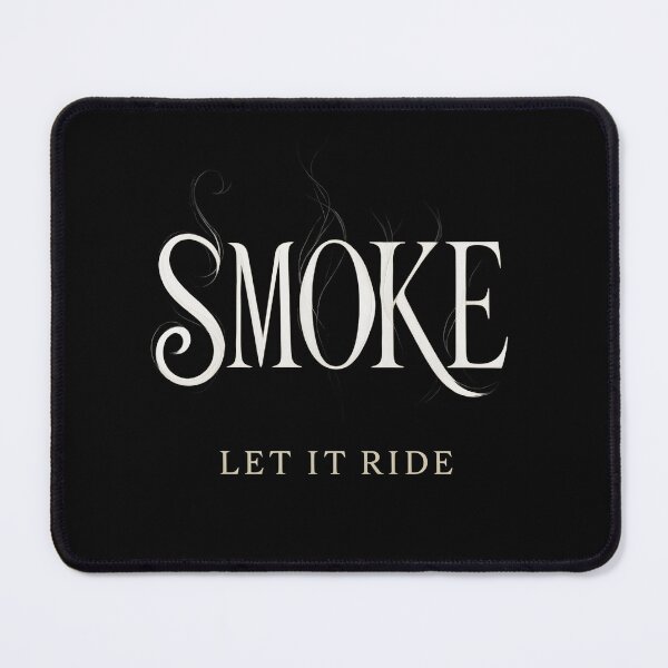 Item preview, Smoke Let It Ride – BBQ Typography designed and sold by MarCinu Art.