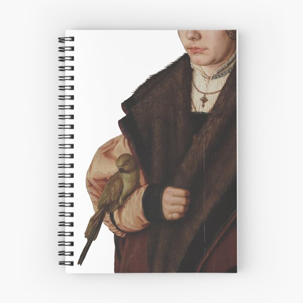 Item preview, Early modern lady with pet parrot designed and sold by SignOfTheParrot.