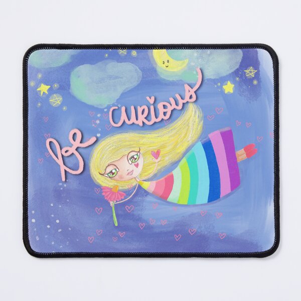 Item preview, Cute dreamy girl illustration at night designed and sold by Revlie1.