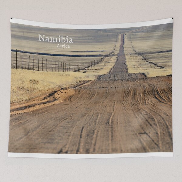 Item preview, African gravel road, Namibia, Africa. Original photography designed and sold by studio838.
