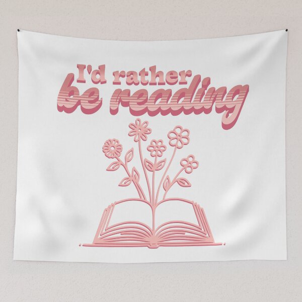 Item preview, I'd Rather Be Reading designed and sold by RainyReads.