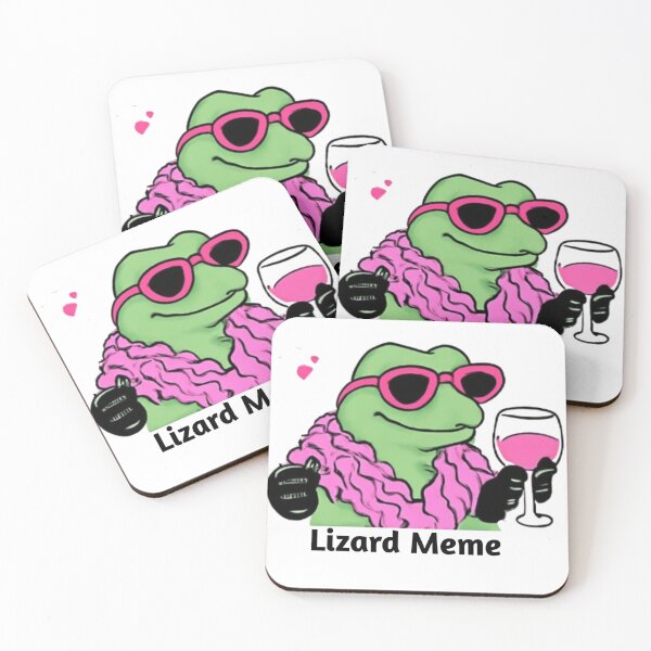 Item preview, Lizard Meme - Funny Cartoon Reptile Design for Meme Lovers . designed and sold by musabadam2013.