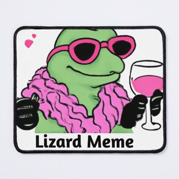 Item preview, Lizard Meme - Funny Cartoon Reptile Design for Meme Lovers . designed and sold by musabadam2013.