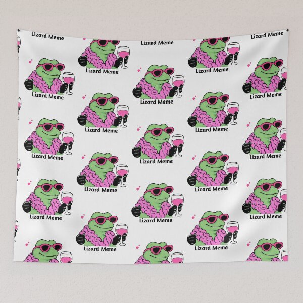 Item preview, Lizard Meme - Funny Cartoon Reptile Design for Meme Lovers . designed and sold by musabadam2013.
