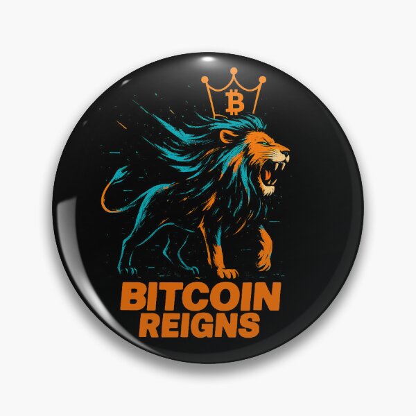 Item preview, Bitcoin Reigns – Crypto  Lion Design designed and sold by BitCrop.