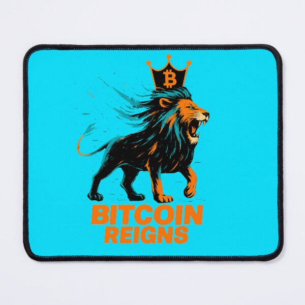 Item preview, Bitcoin Reigns – Crypto Lion Design designed and sold by BitCrop.
