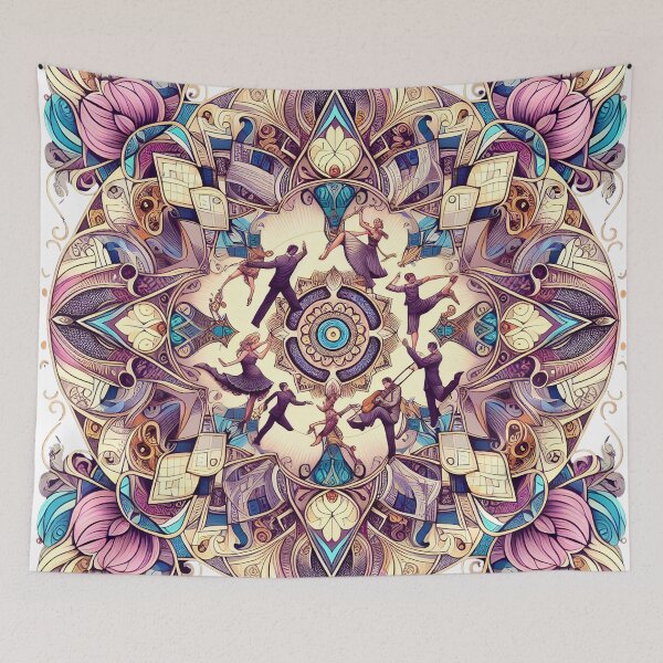 Item preview, Vibrant Tango Art designed and sold by DreamMandalas.