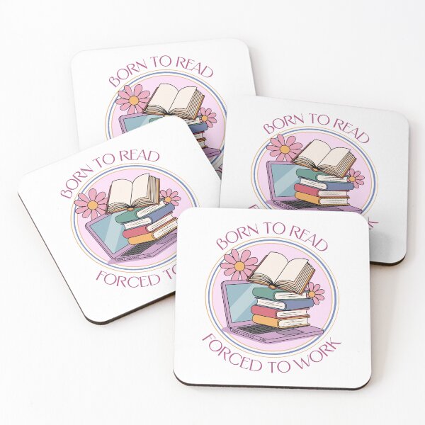 Item preview, Born to Read, Forced to Work designed and sold by RainyReads.