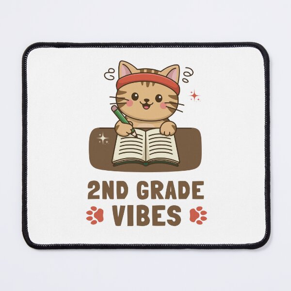 Item preview, 2nd Grade Vibes Cat | Cute Back to School Design for Kids & Teachers designed and sold by egmor.