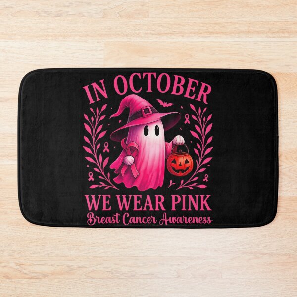 Item preview, Breast Cancer Women Halloween in October We Wear Pink T-Shirt designed and sold by BancaJone.