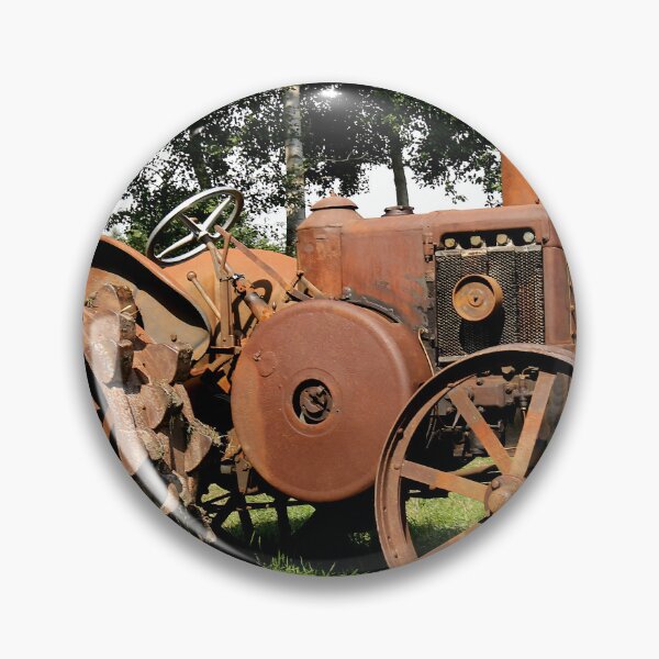 Item preview, Rusty Lanz HR 4 Tractor from 1928 – Antique Farm Machinery designed and sold by Peter Kraaibeek | Generative Designs and Car Art.