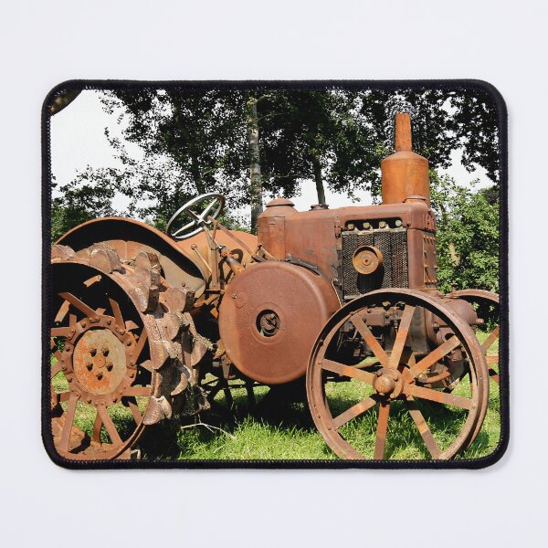 Item preview, Rusty Lanz HR 4 Tractor from 1928 – Antique Farm Machinery designed and sold by Peter Kraaibeek | Generative Designs and Car Art.