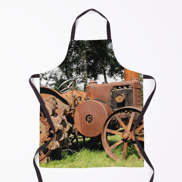 Item preview, Rusty Lanz HR 4 Tractor from 1928 – Antique Farm Machinery designed and sold by Peter Kraaibeek | Generative Designs and Car Art.