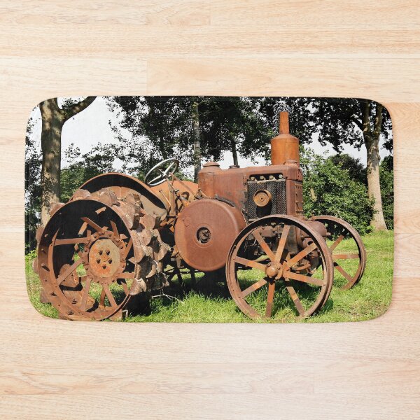 Item preview, Rusty Lanz HR 4 Tractor from 1928 – Antique Farm Machinery designed and sold by Peter Kraaibeek | Generative Designs and Car Art.