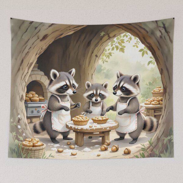 Item preview, "The Raccoon Bakery" designed and sold by Paw's Arts.