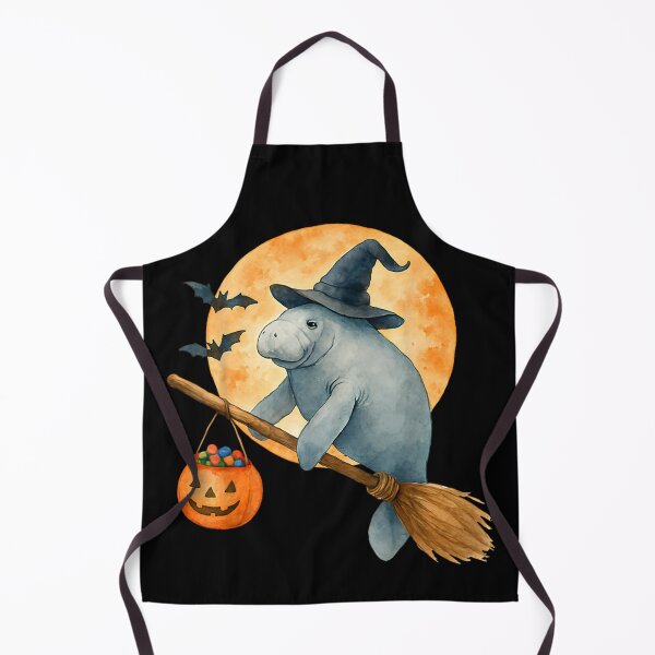Item preview, Manatee Witch Hat Pumpkin Halloween Costume Men Women Kids T-Shirt designed and sold by BancaJone.