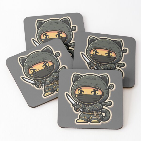 Item preview,  Black Cat NINJA designed and sold by CleverCulture.