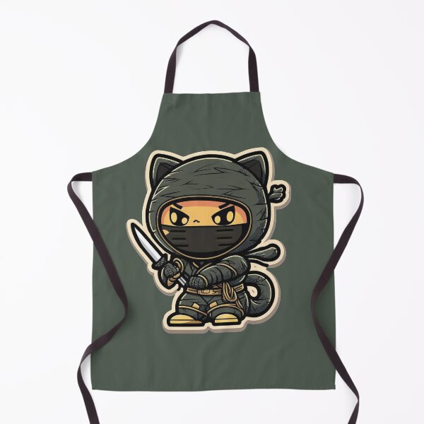 Item preview, Black Cat NINJA designed and sold by CleverCulture.