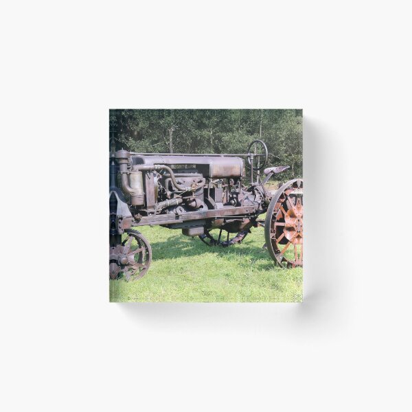 Item preview, Rusty 1930 IHC McCormick-Deering Farmall Regular Tractor from 1930 designed and sold by Peter Kraaibeek | Generative Designs and Car Art.
