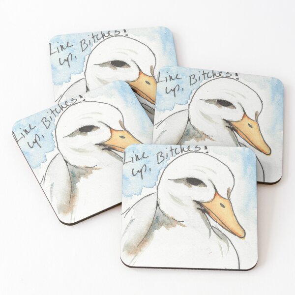 Item preview, Line Up Bitches, Ducks in a Row designed and sold by JTraffStudios.