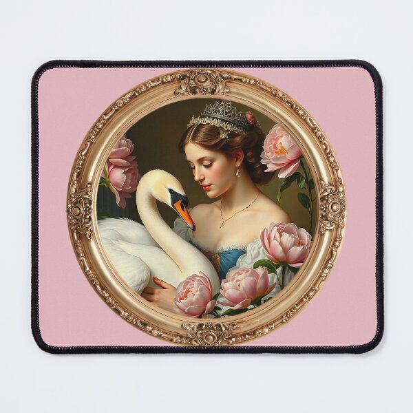 Item preview, Princess and Swan Gold Gilt Frame designed and sold by Tau Tia L Douglass.