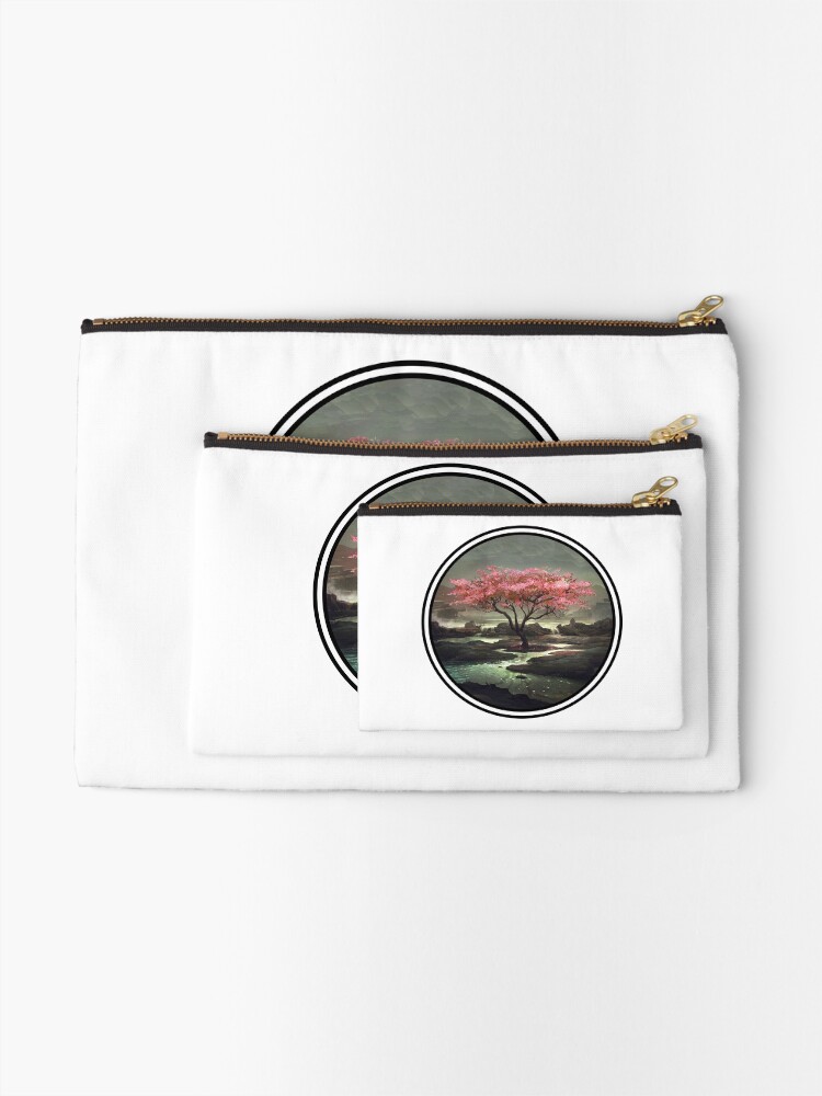 Thumbnail 2 of 4, Zipper Pouch, Tree designed and sold by MattDarmajaya.