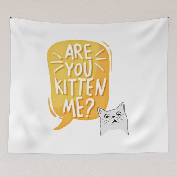 Item preview, Funny cat design are you kitten me designed and sold by Irinuca Gifts.