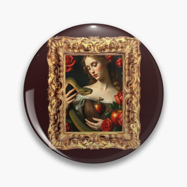 Item preview, Mary Magdalene and Serpent Gold Gilt Frame designed and sold by Tau Tia L Douglass.