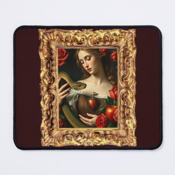 Item preview, Mary Magdalene and Serpent Gold Gilt Frame designed and sold by Tau Tia L Douglass.