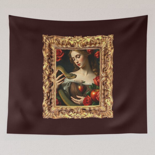 Item preview, Mary Magdalene and Serpent Gold Gilt Frame designed and sold by Tau Tia L Douglass.