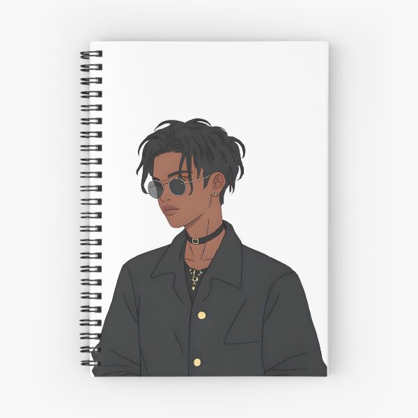 Item preview, Dark Stage – Black Anime Idol with K-Pop Grunge Vibe designed and sold by OsasChild.