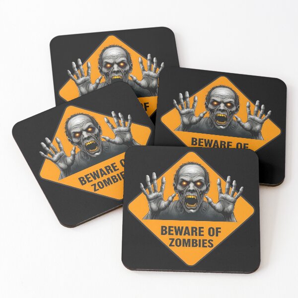 Item preview, Zombie Sign - Beware of Zombies designed and sold by NightTimeJ.