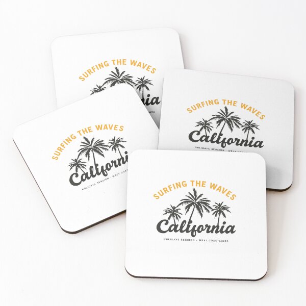 Item preview, California – Surfing the Waves Minimalist Palm designed and sold by PhilllandArt.