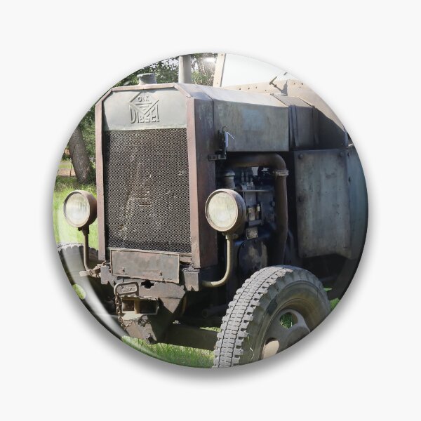 Item preview, Vintage 1939 Orenstein Koppel Diesel Tractor - Rustic Agricultural Machinery designed and sold by Peter Kraaibeek | Generative Designs and Car Art.