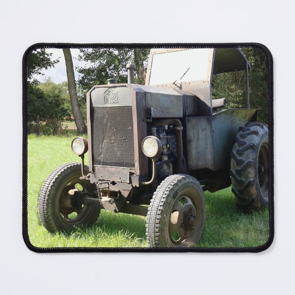 Item preview, Vintage 1939 Orenstein Koppel Diesel Tractor - Rustic Agricultural Machinery designed and sold by Peter Kraaibeek | Generative Designs and Car Art.