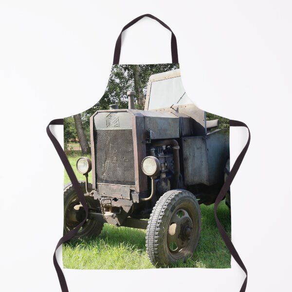 Item preview, Vintage 1939 Orenstein Koppel Diesel Tractor - Rustic Agricultural Machinery designed and sold by Peter Kraaibeek | Generative Designs and Car Art.