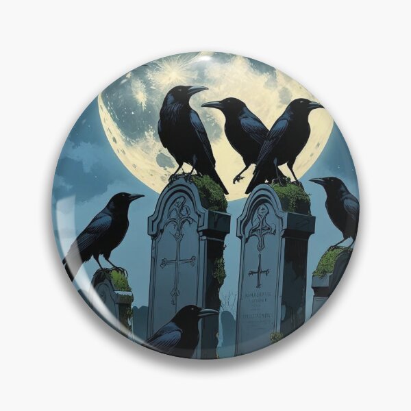 Item preview, Crow Choir – Cottagecore Graveyard Halloween designed and sold by Deezyned.
